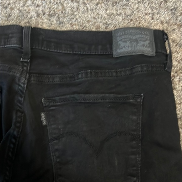 Levi's Black Skinny Jeans Classic Style - Picture 3 of 4